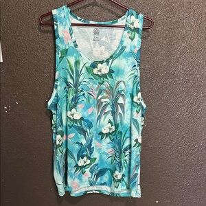 360 Surf Tropical Print Tank Top